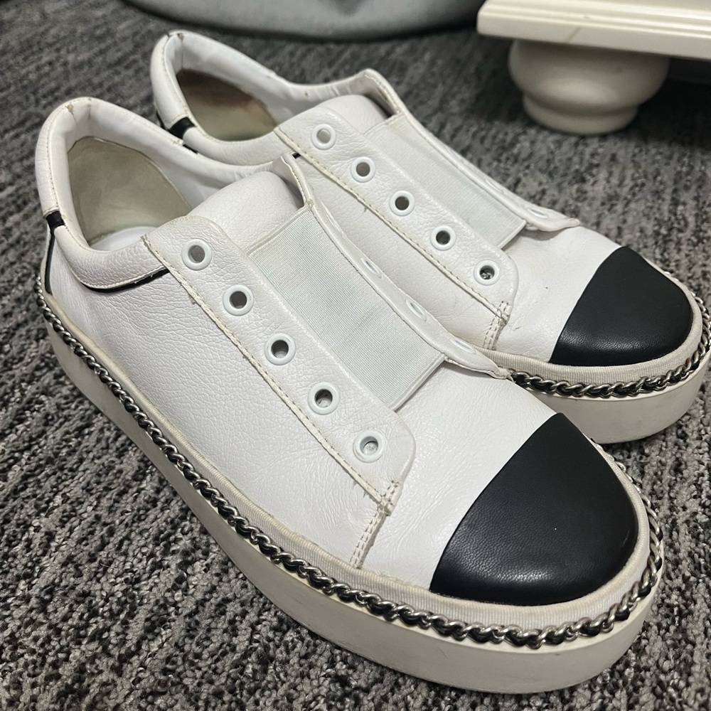 Karl lagerfeld White and Black Sneakers